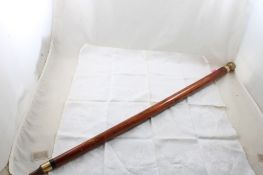 Walking Stick Cane w/ Hidden Liquor Flask Inside