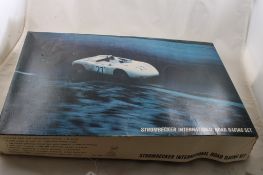 1960s Strombecker Slot Car Int'l Road Racing Set