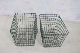 2 Gym, Swimming Pool/Locker Room Wire Baskets
