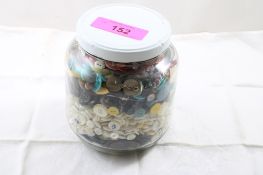 4 LB Jar of Vintage Sewing Buttons