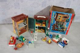 1974 Fisher Price Play Family Sesame Street +Xtras
