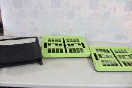 2 Collapsible Clever Crates, Stadium Seat Co. Seat