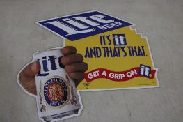 Miller Lite Pilsner Beer Metal Sign