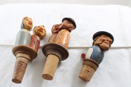 3 Anri Wood Mechanical Bottle Stoppers All Work