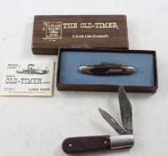 Schrade Old Timer Pocket Knife & Barlow Knife