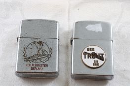2 Navy Lighters USS Trout & U.S.S. Brister Penguin
