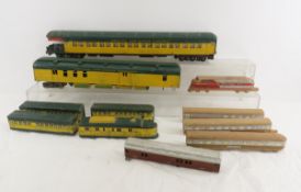 Vintage Wooden Toy Train Models