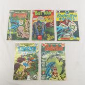 5 Vintage DC Comics Bat Man 215, Kamandi 14