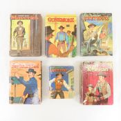 6 Vintage Western Books- Rifleman, Gunsmoke