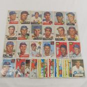 42 1952-1955 Topps Baseball Cards