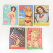 1940's & 50's pocket magazines Tab, Vue, Coronet