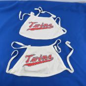 2 1970's Twins Halter Tops