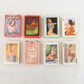 5 decks of vintage Pinup cards Gaiety, Honey