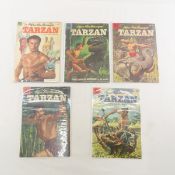 5 10 cent Dell Tarzan Comics