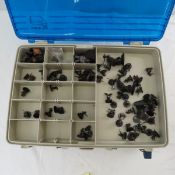 80+ Reptilian Folk D&D mini figures in case