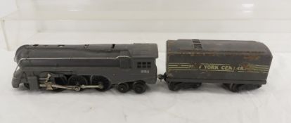 Prewar Lionel O27 Steam Locomotive & Tender