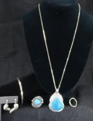 Sterling & Turquoise Bracelet, Necklace & More