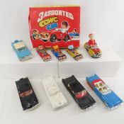 Tin toy cars and models, Comic Cars with box