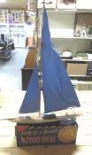 Vintage Wood Sailboat- SS Value Advertising