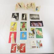 Pinup cards, postcards, stereoscope card