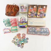 1980's Golf Cards, Baseball Cards & Glove