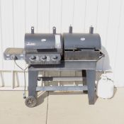 Brinkmann Gas Grill with side burner & smoker