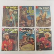 6 10 cent Dell Roy Rogers & Trigger comics