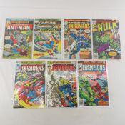 7 Vintage Marvel Comics Hulk 224, Defenders 37