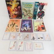 Adult comics and collector cards