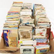 Vintage Postcard books and Assorted Postcards