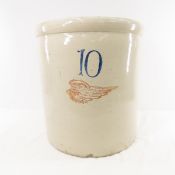 10 Gallon Large Wing Red Wing Crock