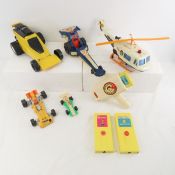 Vintage Fisher Price & other cars and toys