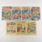 Tarzan, Kona & Korak comics & some no cover comics