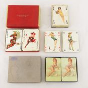 5 decks of Pinup playing cards Vargas & Elvgren