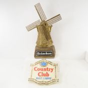 Heineken & Country Club beer signs