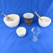 Measuring Cup, Mortars & Pestles