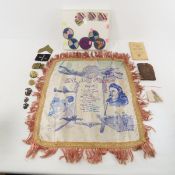 Military patches, sweetheart pillowcase and more