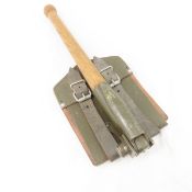 1964 US entrenching tool with leather sheath