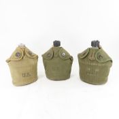1941, 1953, & 1962 US Military canteen sets