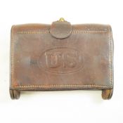 US Civil War era ammunition pouch