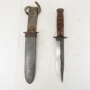 USN MK2 bayonet with sheath