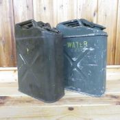2 USMC Water cans