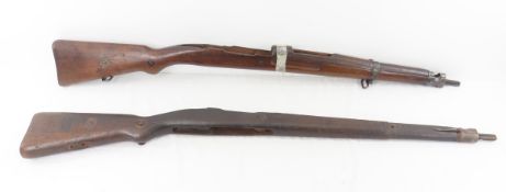 2 Czech Z24 Mauser Rifle Stocks & 1 Handguard