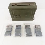 24 WWII M1 Garand En Bloc clips, stamped SA