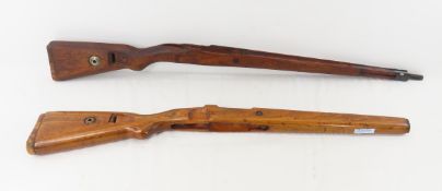 2 Mod K98 Mauser Rifle Stocks