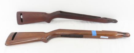 2 M1 Carbine Type III Wood Rifle Stocks- Standard