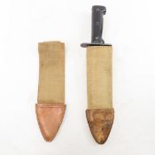 Vintage Military Bolo knife with 2 sheaths