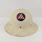 WWII US civil defense helmet