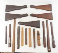 12 Assorted Handguards & 5 Stock Butts