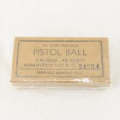 Ammunition 50 rounds Cal .45 M1911 sealed box